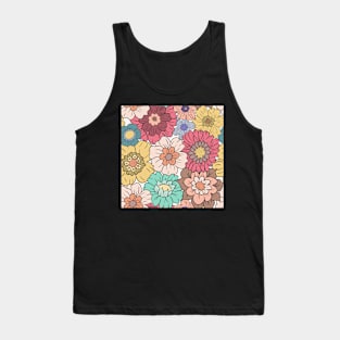 Retro boho hand drawn Tank Top